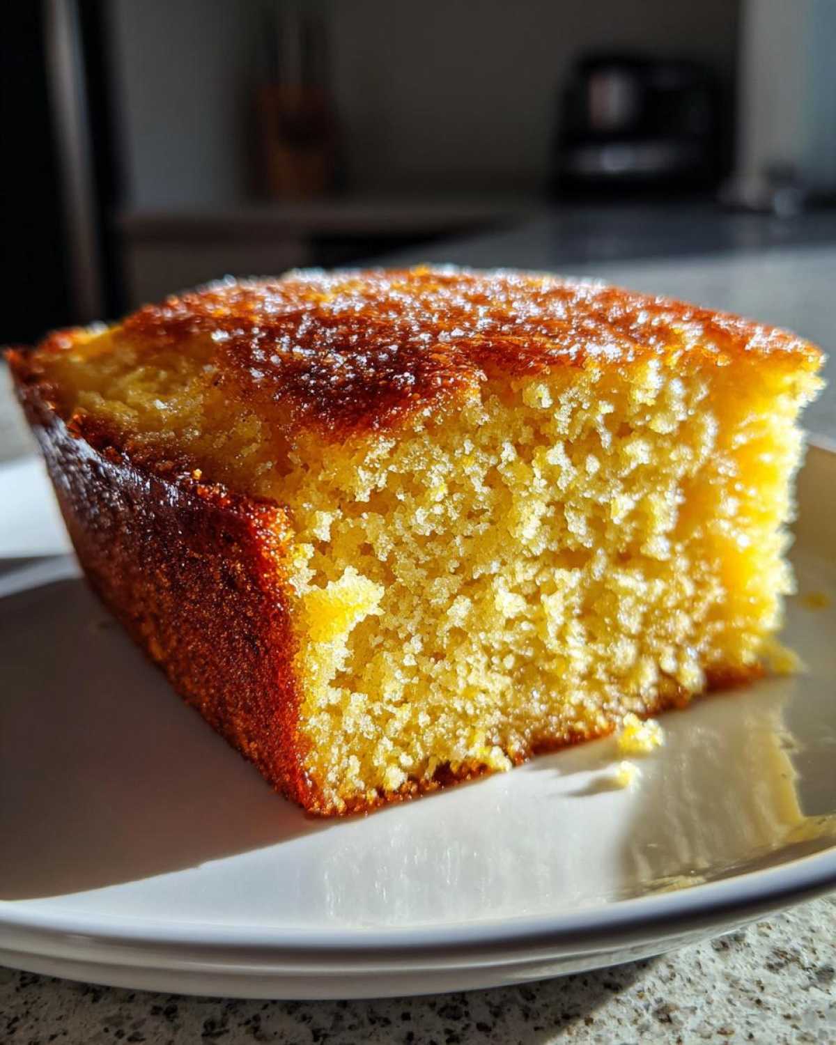 Skillet Honey Cornbread - detail 3