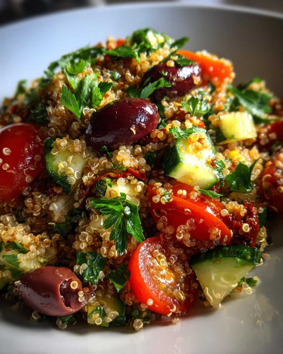 Mediterranean Quinoa Salad - detail 3