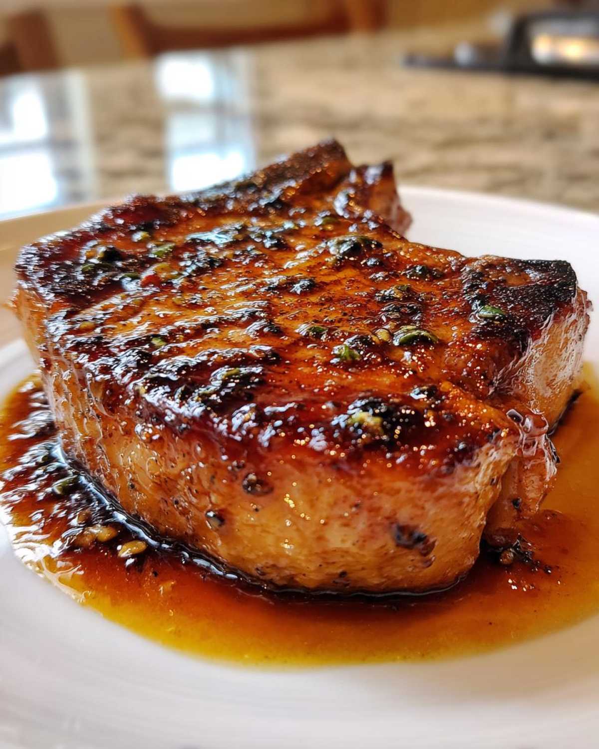 Apple Cider Glazed Pork Chops - detail 1