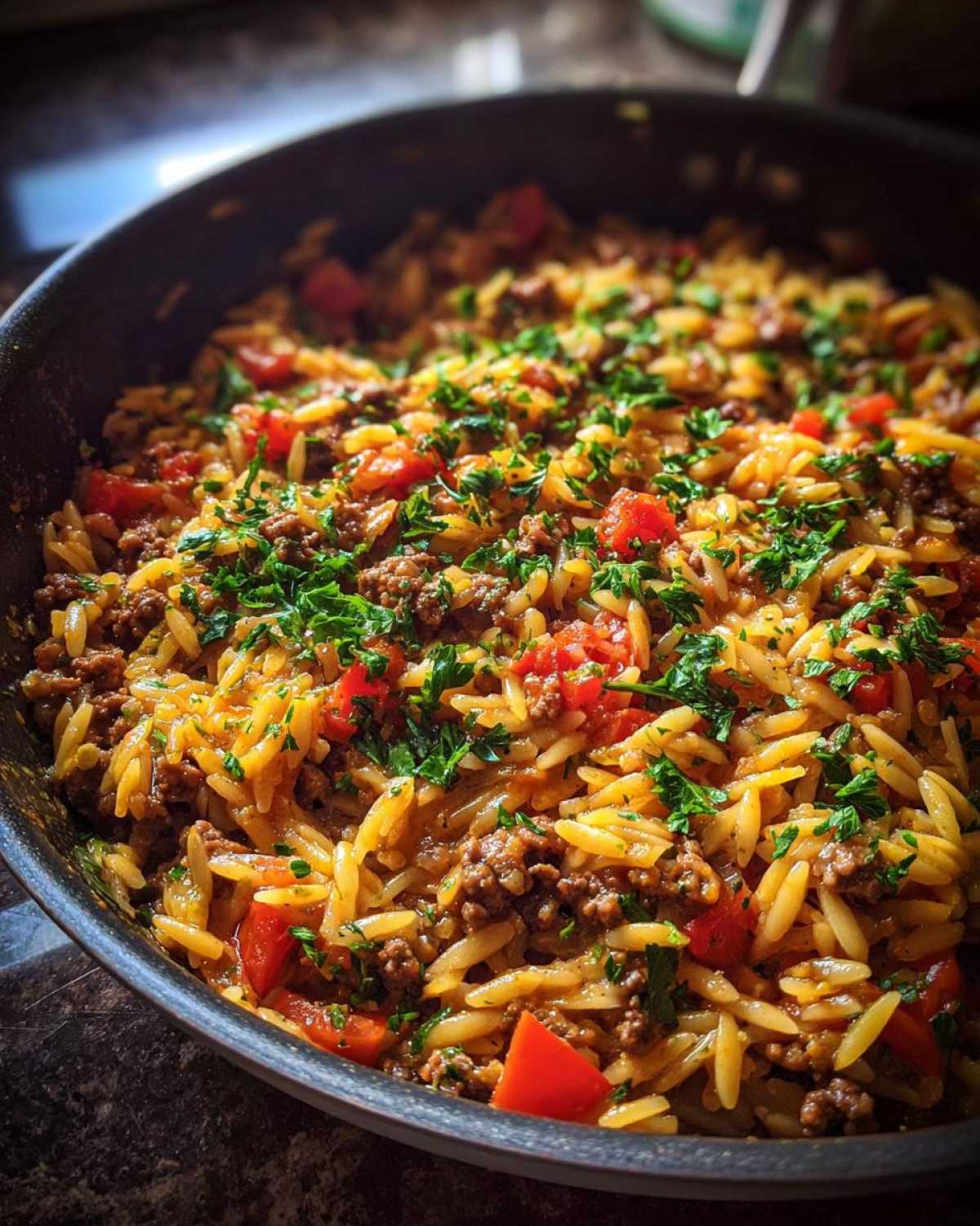 One-Pot Ground Beef & Orzo - detail 3