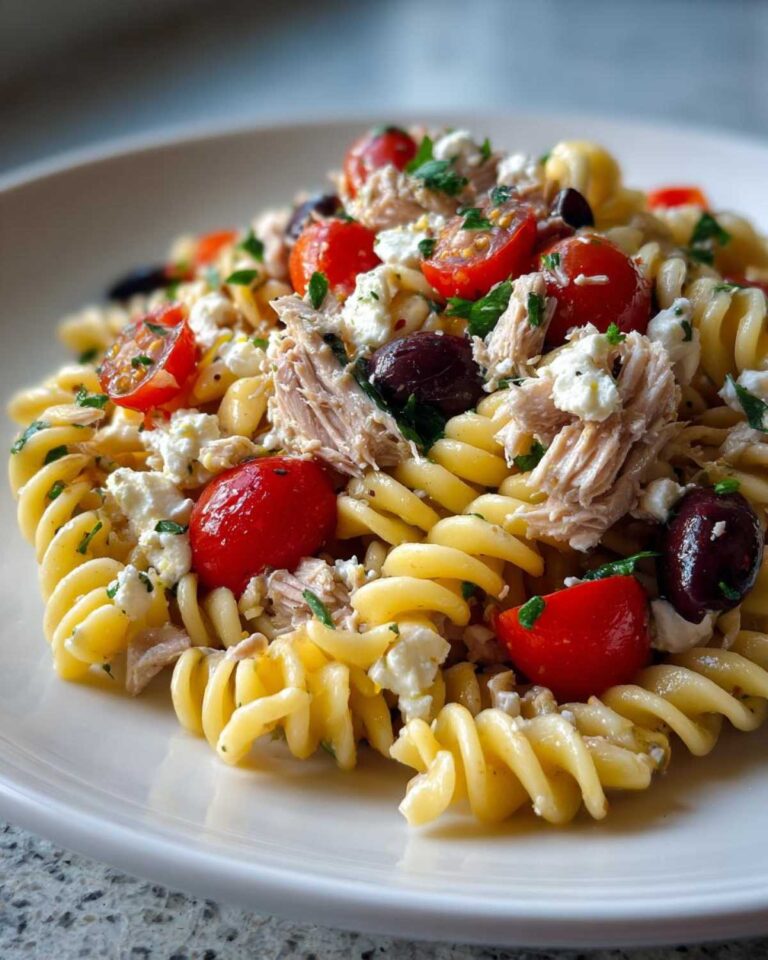Mediterranean Tuna Pasta Salad: A 3-Day Flavor Miracle