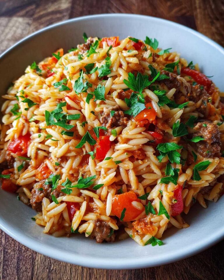 One-pot ground beef & orzo: 35-minute comfort