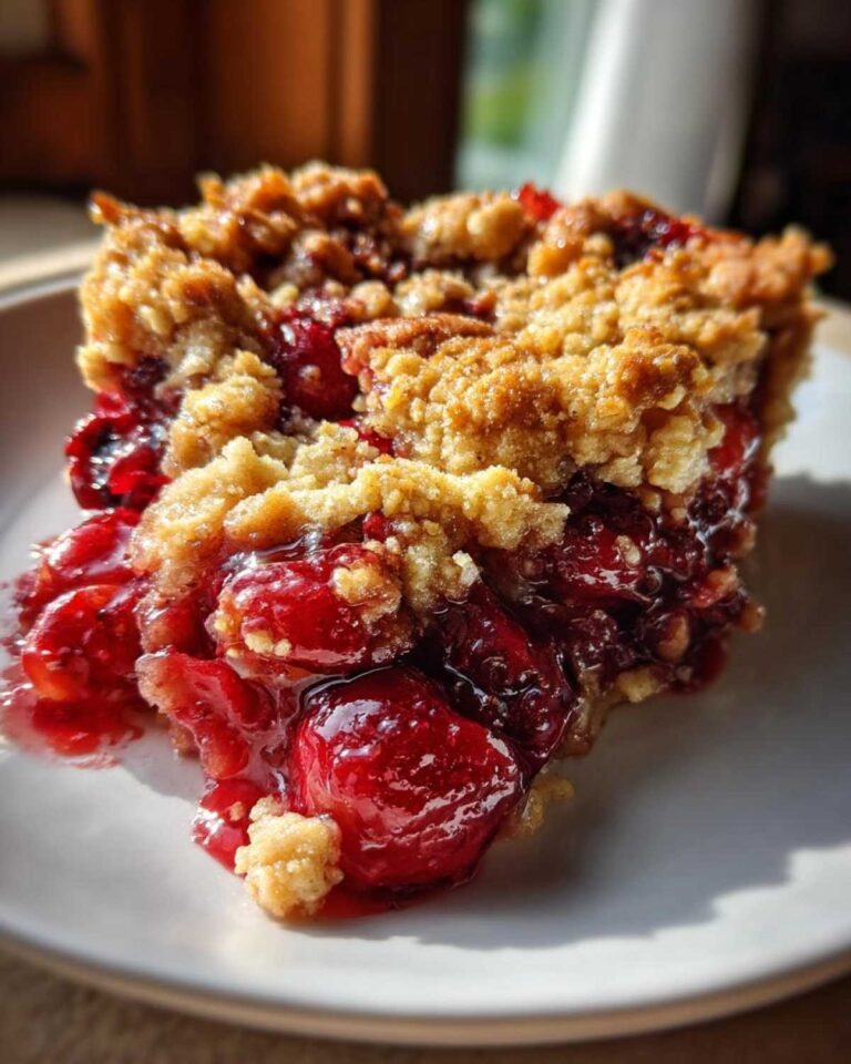 Easy Cherry Crisp: 3 Ingredients for Pure Joy