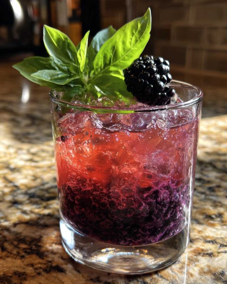 Delicious Blackberry Basil Gin Smash 4 Ways