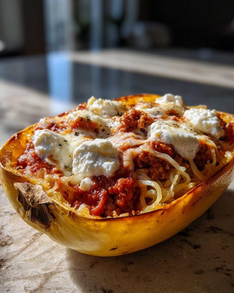 Amazing Spaghetti Squash Lasagna Boats: 1 Perfect Low-Carb Meal